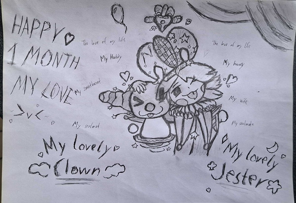 XXLSpieleYT's tweet photo. Celebrating my relationship with my lovely jester @JesterSkyle 💗💞 https://t.co/bCV0pYASvE
