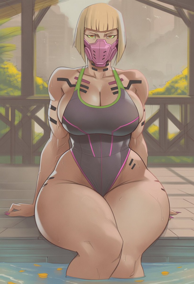 PowerUpDroid1's tweet photo. It gets extra hot in Night City during the summer. #Hentai #Cyberpunk2077 #Rule34 #AI #AIart️️️️️️️️️️️️️️️️️️️️️️️️️️️️️️️️️️️️️️️️️️️️️️️️️️️ https://t.co/aoUzJSWMpO