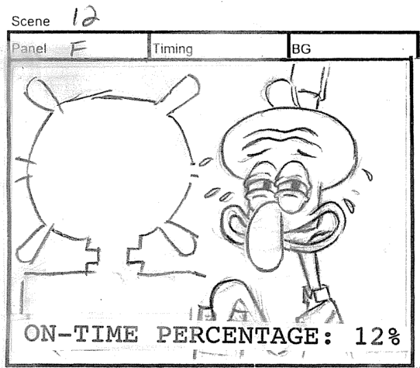 ArtofSpongebob's tweet photo. A drawing by Caleb Meurer from "SpongeBob Meets the Strangler." https://t.co/m0k8qMsw56