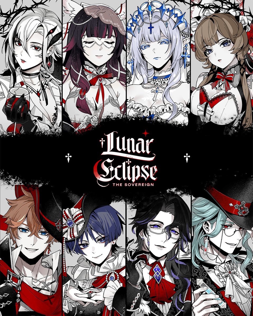 _SovereignTeam's tweet photo. Welcome to the Lunar Eclipse - a new Genshin Impact series from The Sovereign ☾
Available starting from #CFS26 @animefestasia  ❤️‍🔥 

#GenshinImpact #Arlecchino #Columbina #Tsaritsa #Sandrone #Tartaglia #Scaramouche #Pantalone #Dottore https://t.co/t9xLhyLBt0