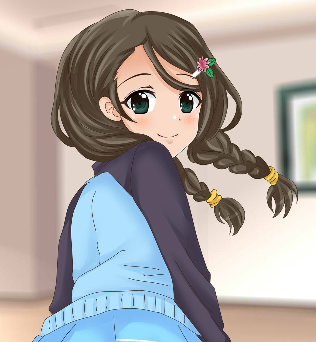 ResetLife2022's tweet photo. 毎日アイマス022　『赤西瑛梨華』
今日は瑛梨華ちゃんの誕生日でもあります
なんとかギリギリMA・NI・A・TT・A!

＃デレマス　＃二次創作　#絵描きさんフォロバ１００ https://t.co/MnezQxzi3B