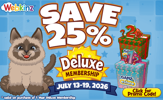 ganzestore's tweet photo. Not a @webkinz Member yet?
Now's a great time with 25% OFF the 1 Year #DeluxeMembership. 

PLUS get two 2026 Planter Mystery Series 1 and two Series 2 Boxes as a Gift with purchase!

Use SAVE25 at checkout - but only until July 19, 2026! https://t.co/pp75AWOMBx

#Webkinz #Classic https://t.co/Rx7QGyCZA8