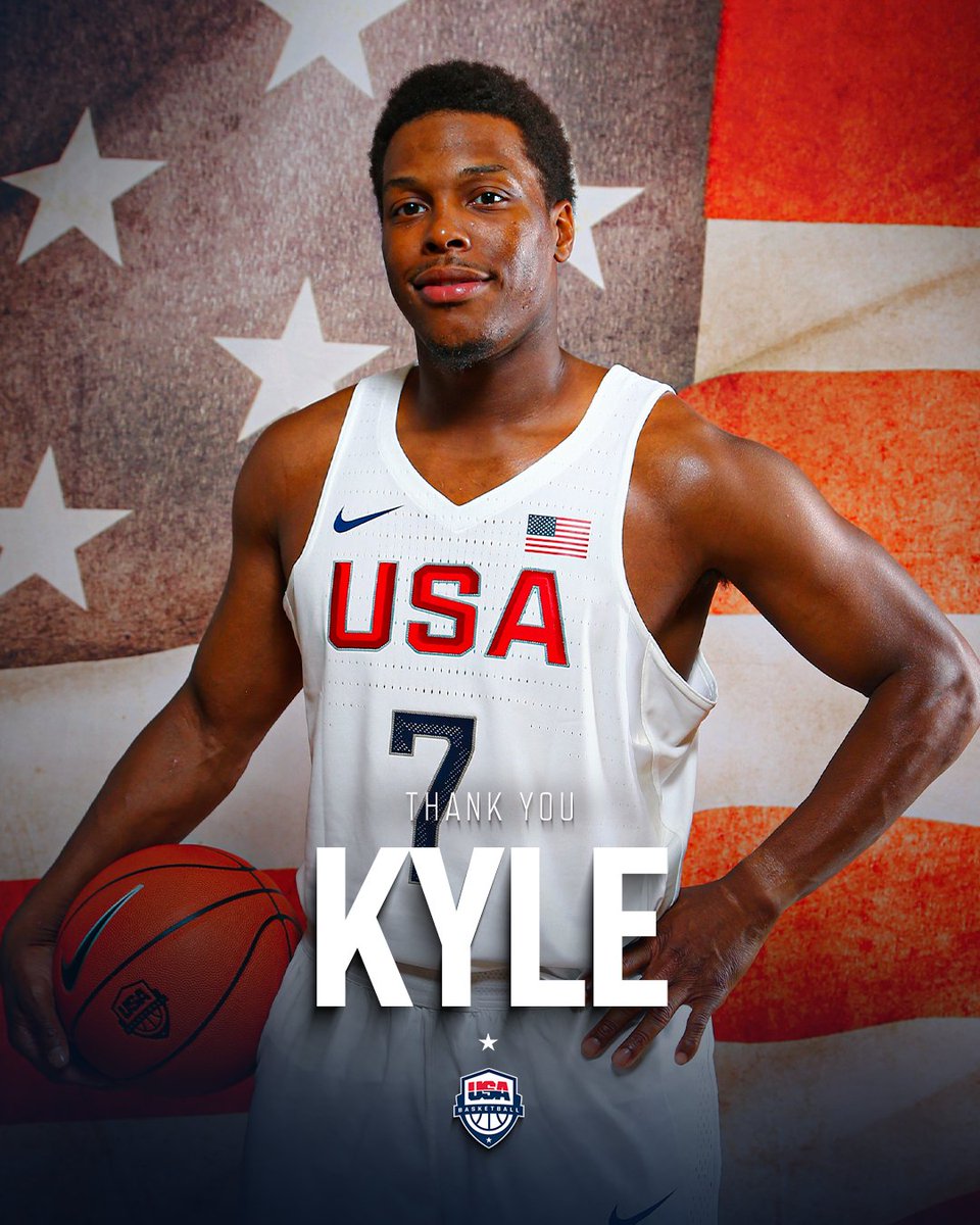 usabasketball's tweet photo. 🥇 2016 Olympic gold medalist Kyle Lowry has announced his retirement from basketball. Congratulations &amp; thank you, Kyle! 🇺🇸 #USABfamily https://t.co/ovPvZAV2Ru