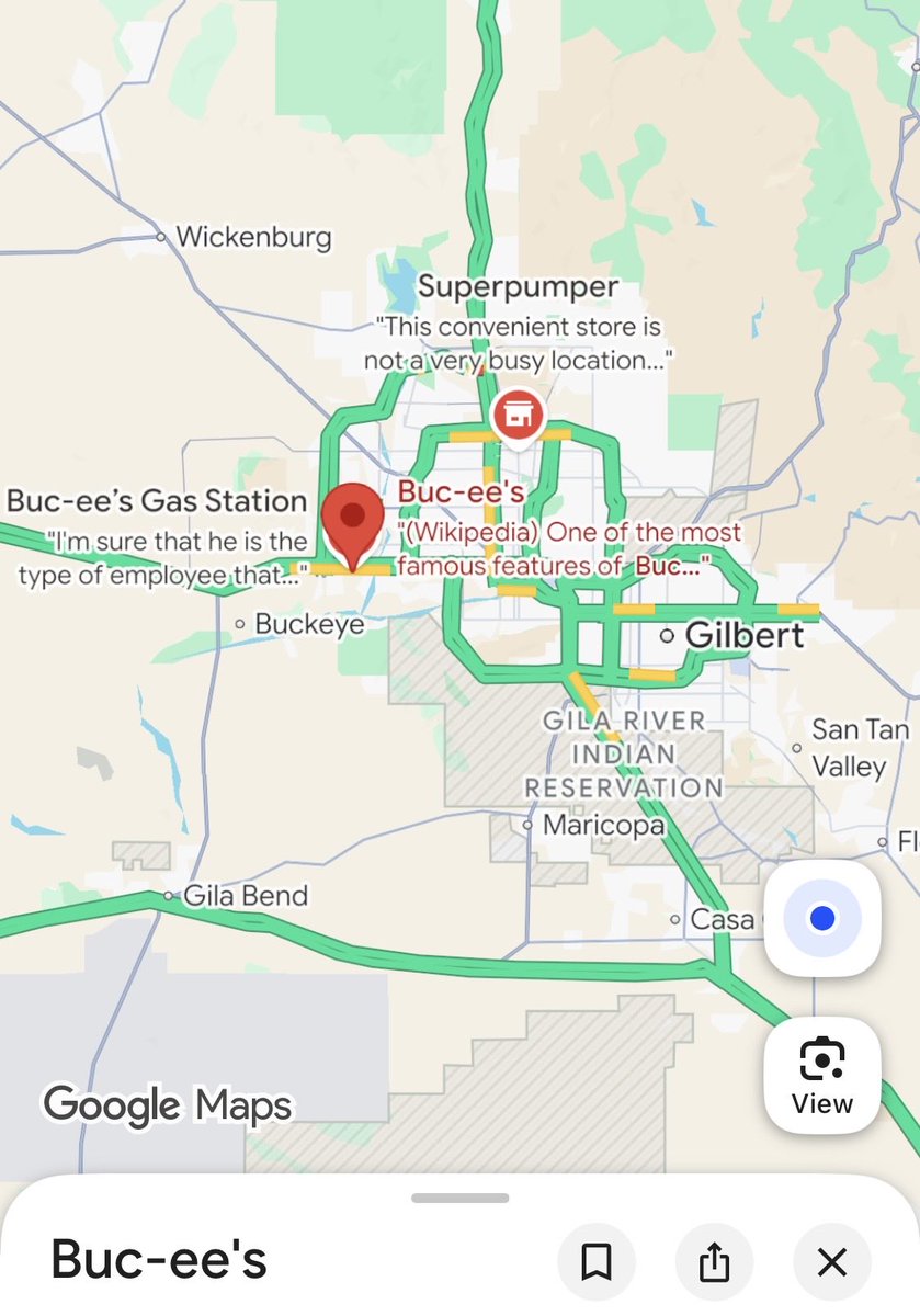 rideguy70's tweet photo. Found out that only 2 weeks ago, a Buc-ee’s has opened just outside of Phoenix!  Open 24 hours, should make trips to Phoenix a bit nicer! 

This makes it the closest one to LA https://t.co/yHlL6d7Ec8
