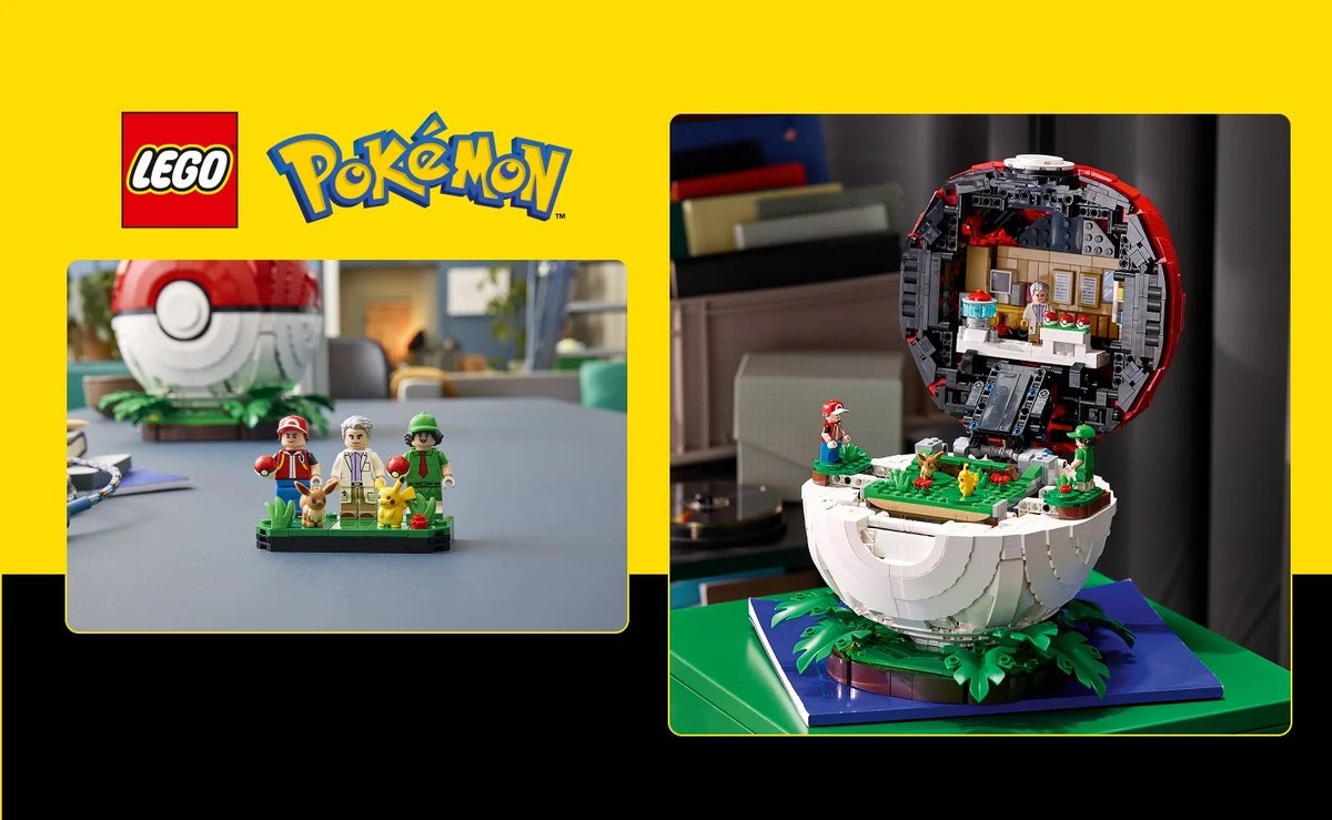 Bulbanews's tweet photo. New Pokémon LEGO collector sets available for preorder now at the the Pokémon Center — Rayquaza, Arcanine, minifigures, and more arriving in August https://t.co/SUwBxiPvd4 #pokémon https://t.co/WIghbQB7tL
