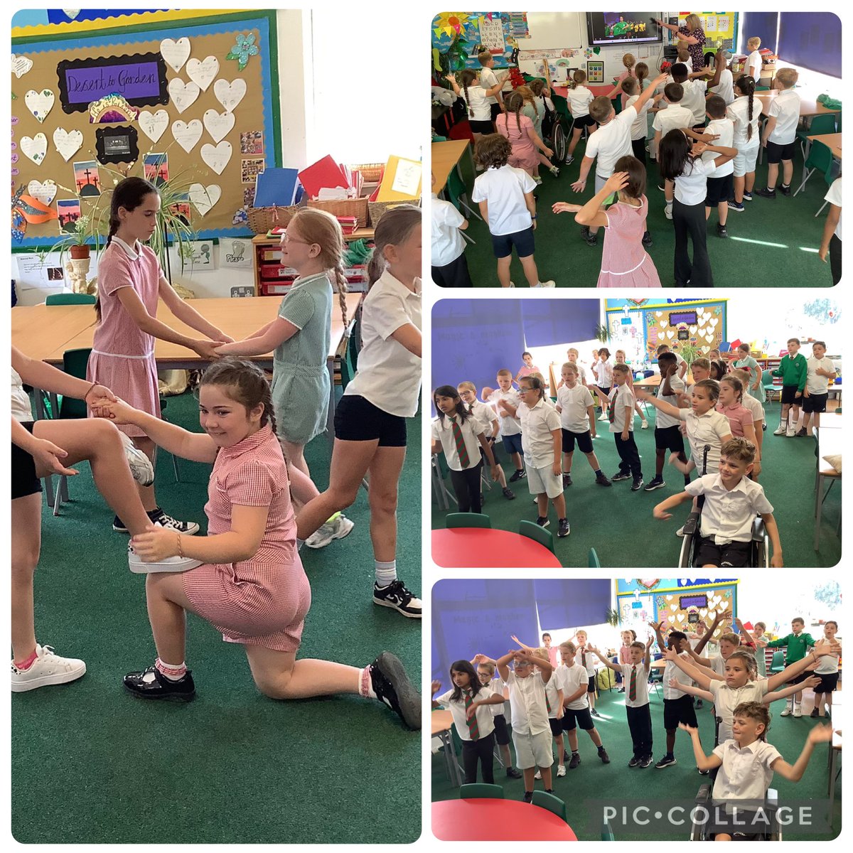 SJLCARDIFF's tweet photo. Dance, creativity and empowerment! Year 3/4 enjoyed today’s Dance for Rights ballet session that brought children’s rights to life through movement and expression 👯‍♂️ @UNHumanRights https://t.co/XdQHmbYX3F