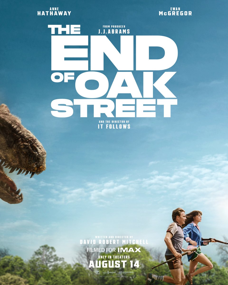 warnerbros's tweet photo. End your summer on Oak Street. The End of Oak Street only in theaters and IMAX August 14. #EndofOakStreet #FilmedforIMAX https://t.co/sQQ2jqSGMn