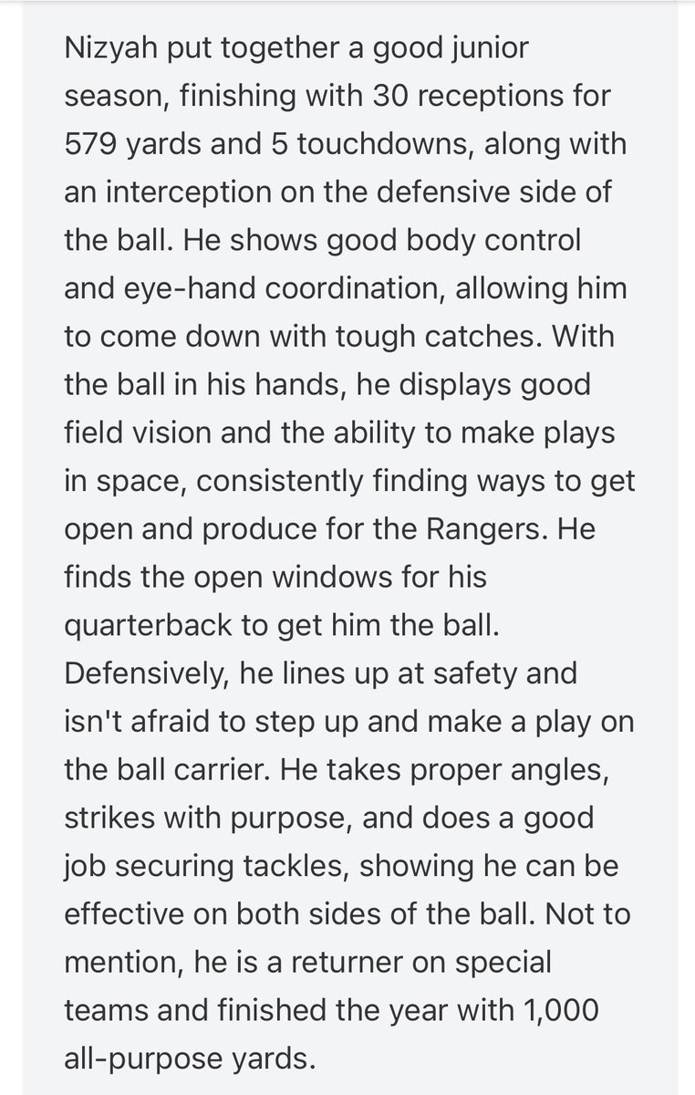 AbrahamNizyah's tweet photo. Ranked 16th in my position as a WR in Oklahoma I’m just ready to show and prove it again. @PrepRedzoneOK @UnionFootball @CoachSimm @CoachAGraham https://t.co/PNKvAY6VK4