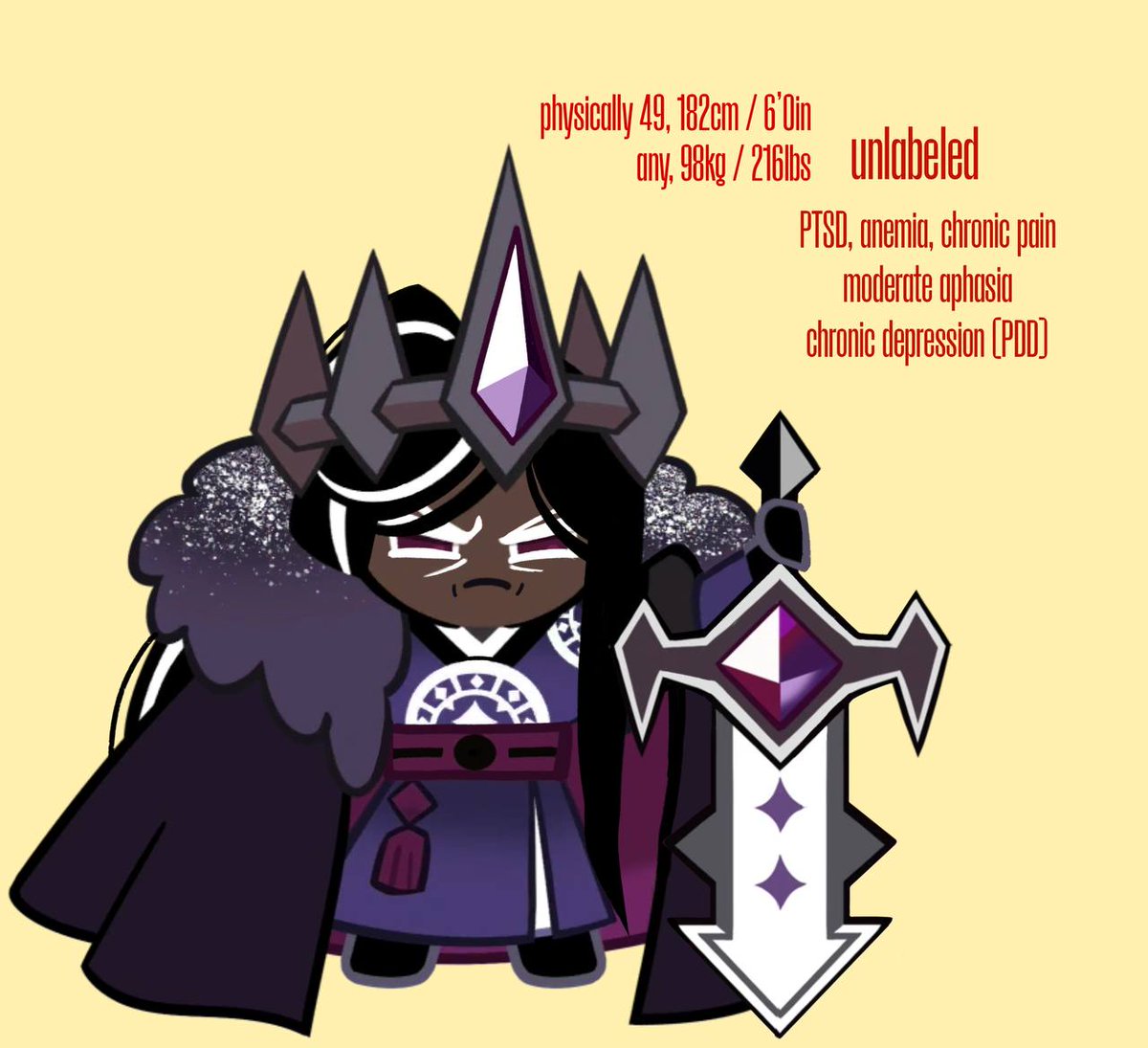 decorativecorps's tweet photo. #crk ancients slight redesigns and headcanons. happy disability pride month (1/2) https://t.co/AVSZYLfqIN