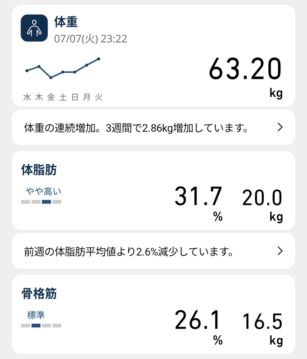 LiAYa7nymo's tweet photo. ✿⁠2026.07.07
リバウンドしたので再始動（n回目）
少しずつでもダイエットしていきたい… https://t.co/UFMDpl9Cz1