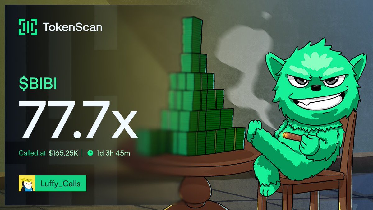 Sirleon1xx's tweet photo. Next update 100x 💛

$bibi  77.7x https://t.co/50ifnZgbIG