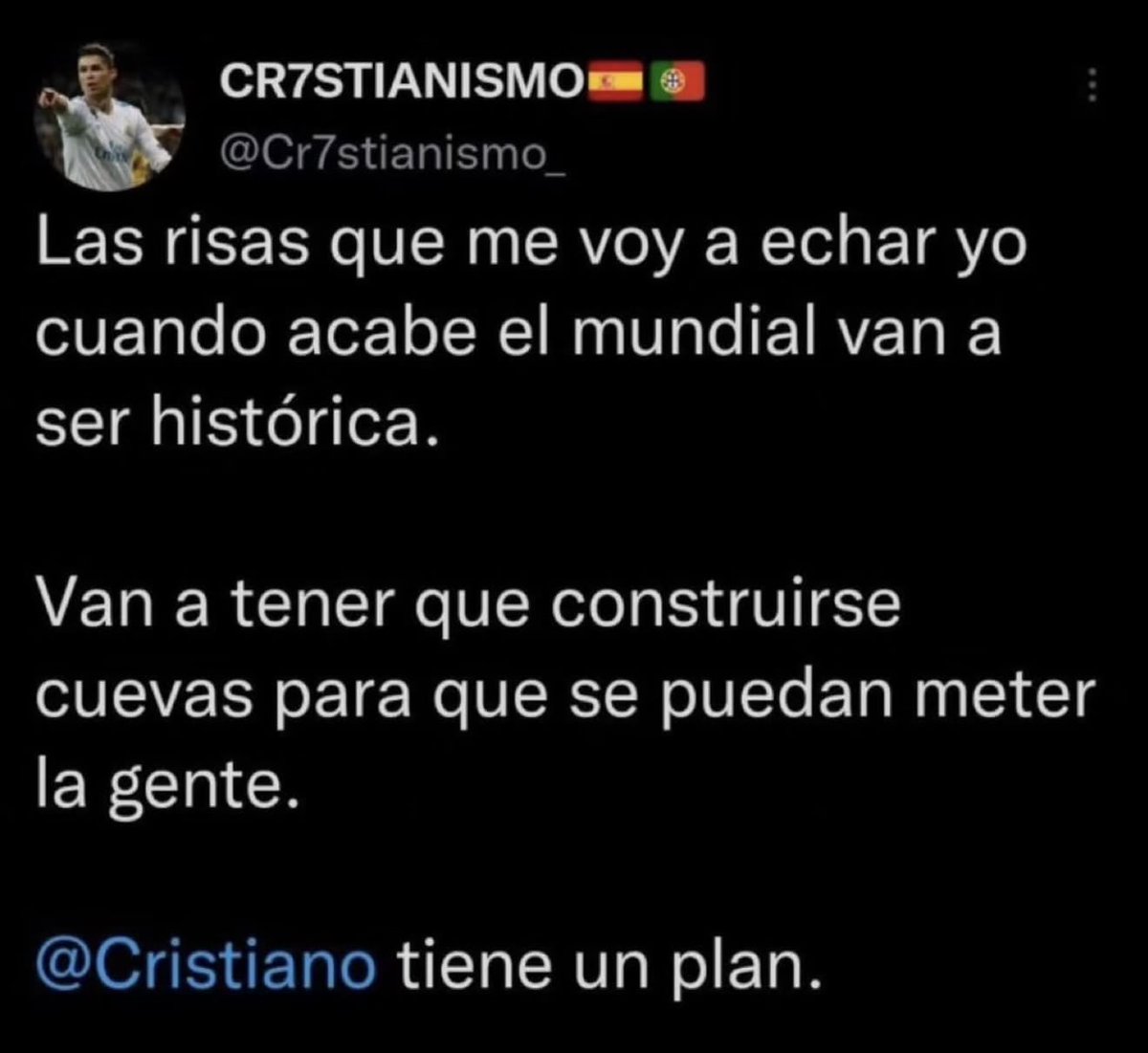 itsjhonqui's tweet photo. @Cr7stianismo_ Y el plan? Hahahhaa cual será la excusa ahora madridista ridículo? https://t.co/Y68gYWqY9U