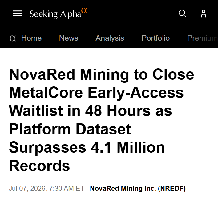 Pat_M1tch's tweet photo. NEWS WITH NUMBERS: NRED brings 4.1M+ records, 920 users, 80 spots left, and a +13% close into one story. 
#nolimits #omegle $COIN $TEAM $MARA https://t.co/nILxbnToZ4
