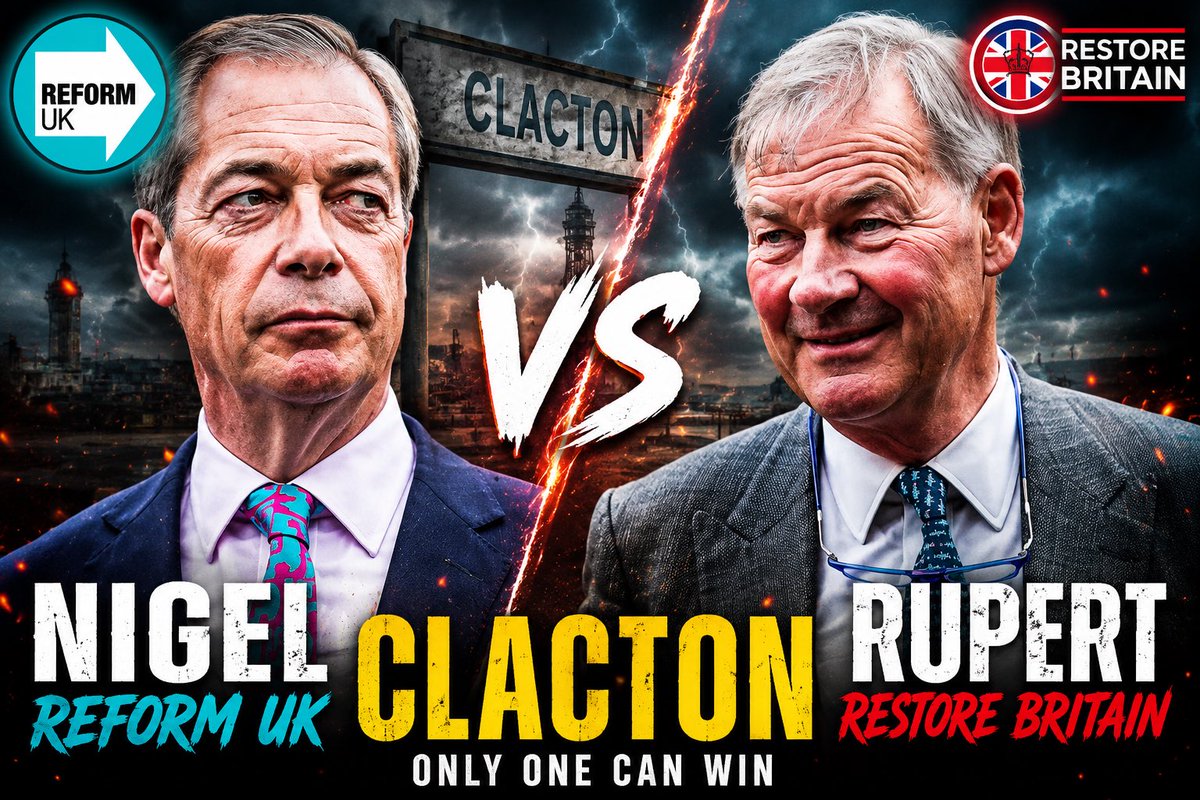 DANNYUNFILTERED's tweet photo. Time to choose a side in Clacton

@RestoreBritain bring hundreds of canvassers

@reformparty_uk could bring thousands every week.

One thing the establishment will see the power of the Alts. 

Choose a side. https://t.co/i2liYhFylR