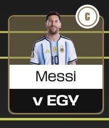 FluxFPL's tweet photo. 🧢 تغيير الكابتن

 صيباري 🇲🇦 ⬅️ الدكتاتور 🇫🇷 ⬅️ فيني 🇧🇷 ⬅️ يامال 🇪🇸 ⬅️ بالوغان 🇺🇸 ⬅️ ميسي 🐐

كل التوفيق لمنتخب مصر ❤️🇪🇬

#WCFantasy  #MD5 https://t.co/2aVGBsppMt
