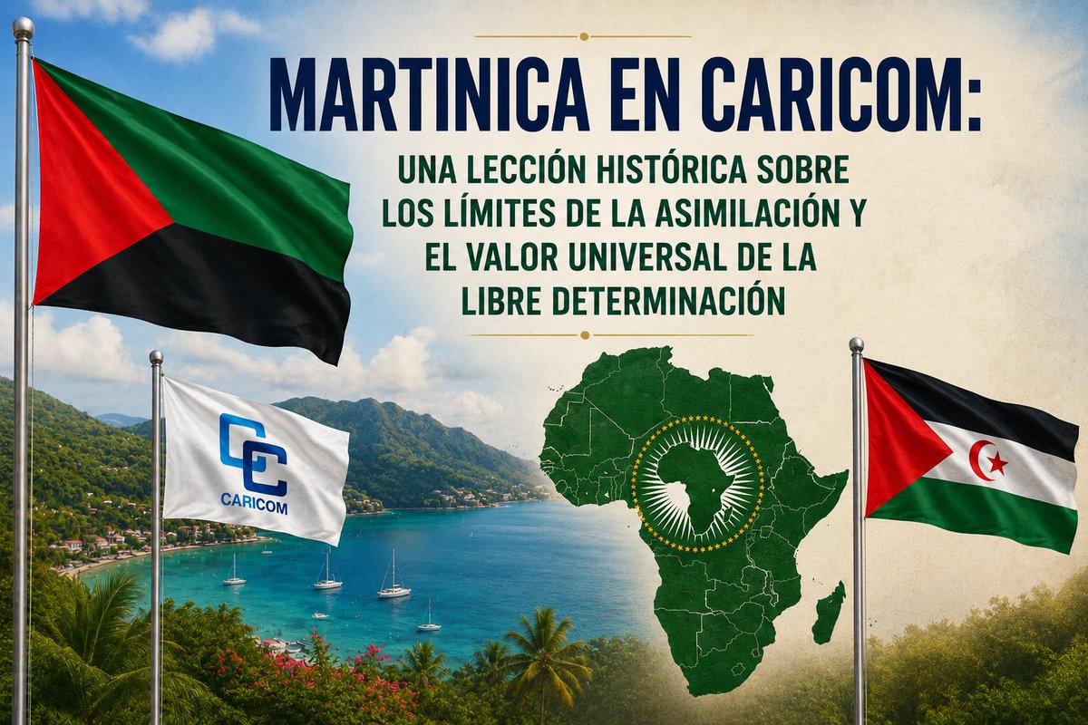 MohamedZrug's tweet photo. Martinica en CARICOM: 
Una lección histórica sobre los límites de la asimilación y el valor universal de la libre determinación.

Algunas consideraciones de alcance para @infosurglobal

https://t.co/lrj8lZ2xFV https://t.co/i1L0fZGthG