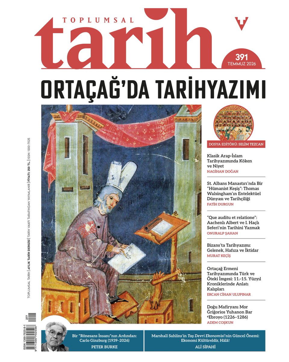 ToplumsalTarih's tweet photo. Toplumsal Tarih’in 391. sayısı raflarda! https://t.co/0s53DGVH9p