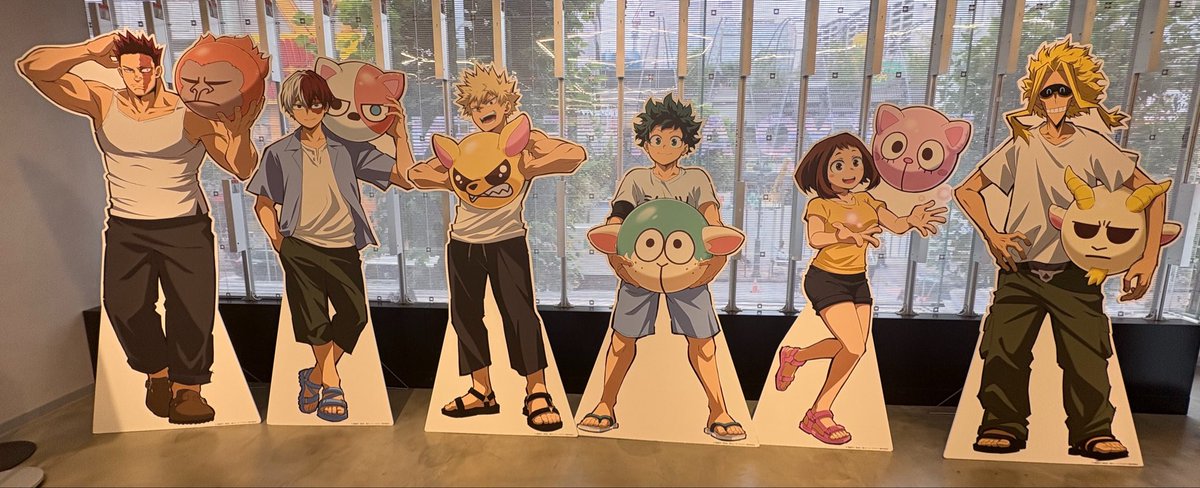 僕のヒーローアカデミア　等身大パネル マルイ モディ 渋谷 僕のヒーローアカデミア #撃墜王等身大パネル