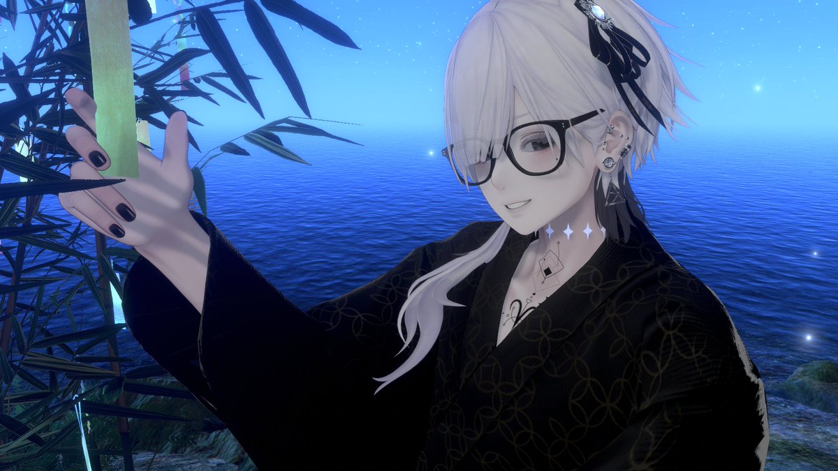 kasuka_vrc's tweet photo. 願い、叶うといいね🎋
おやすみなさい😴 https://t.co/2R4eXOEjOh
