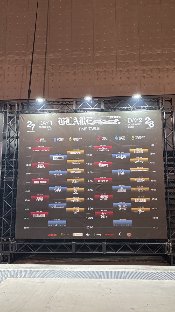 oor_04's tweet photo. 2026/02/07~08
BLARE FEST.2026
📍ポートメッセなごや

こんな快適で最高なフェス他に無いくらい神フェスやった🥹🔥
流石にワンオクが優勝すぎてほんまにcoldrainありがとう❤️‍🔥❤️‍🔥 https://t.co/a7ITyOsleB