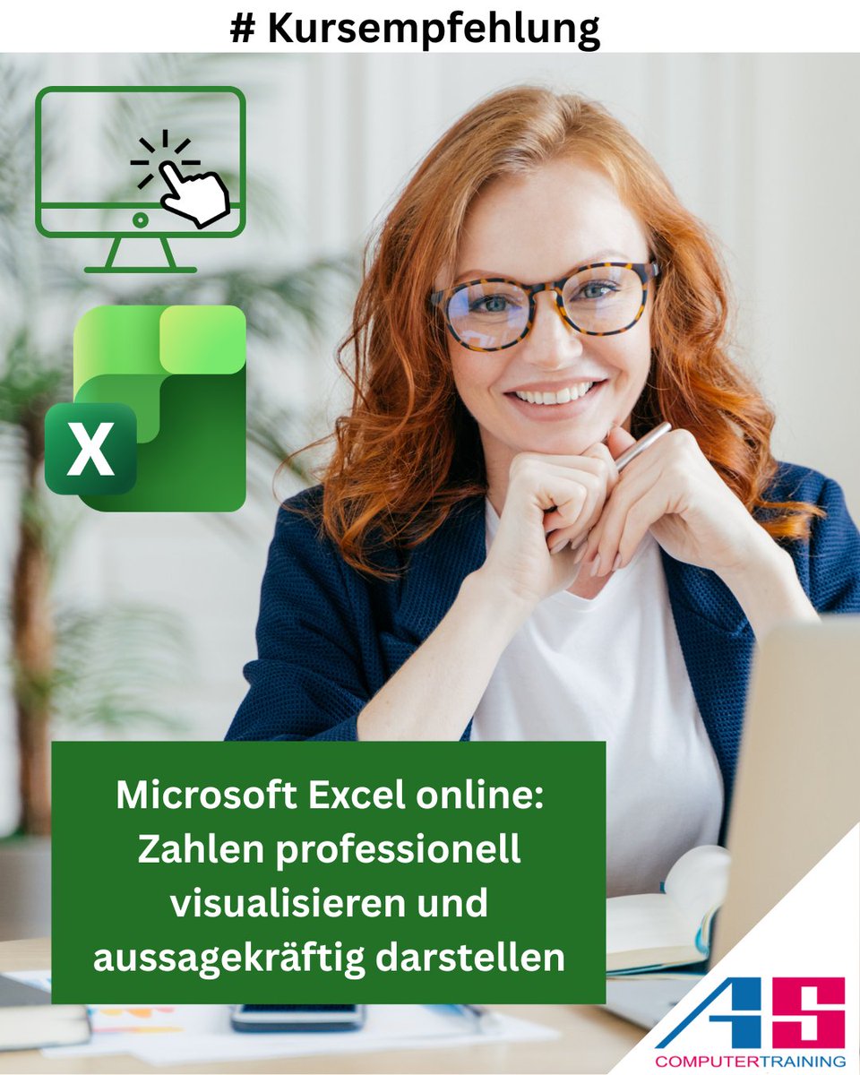 ascomputer81671's tweet photo. 📊 Aus Zahlen werden Entscheidungen!
Excel Online-Live-Training am 14.07.2026 (13–16 Uhr):
Lernen Sie, Kennzahlen, Berichte und Diagramme professionell zu visualisieren 📈
⚠️ Aktuell nur einmal geplant.

🔗 https://t.co/UrwwbLg55N
#Excel #Datenvisualisierung #ratundschulung https://t.co/WXbs8sICWH