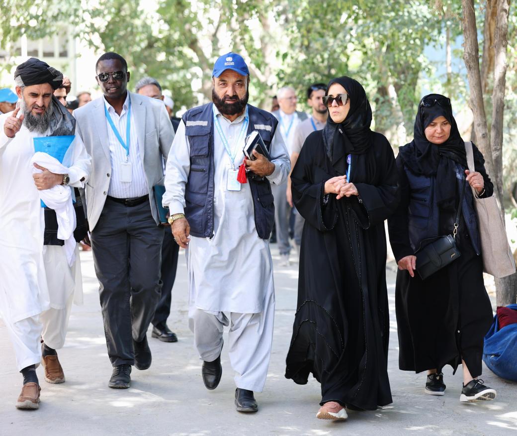HananBalkhy's tweet photo. Over the past few days, I led the Polio Oversight Board (POB) delegation on my fourth POB mission to Afghanistan, meeting with Afghan authorities and health workers, along with partners and @UN agencies.  

Our discussions reaffirmed that reaching every child with life-saving vaccines must go hand in hand with strengthening routine immunization, sustaining essential health services and building a more resilient health system.  

Despite significant challenges, I am encouraged by the commitment of our counterparts. Together, we can accelerate progress towards a #PolioFree future by combining humanitarian action with long-term investment in a health system that protects communities today and for generations to come.  

@WHOAfghanistan | @Rotary | @UNICEF | @gavi | @CDCGlobal | @KSrelief_EN | @S_Wijesekera | @UNICEFAPRO | @UNICEFAfg
