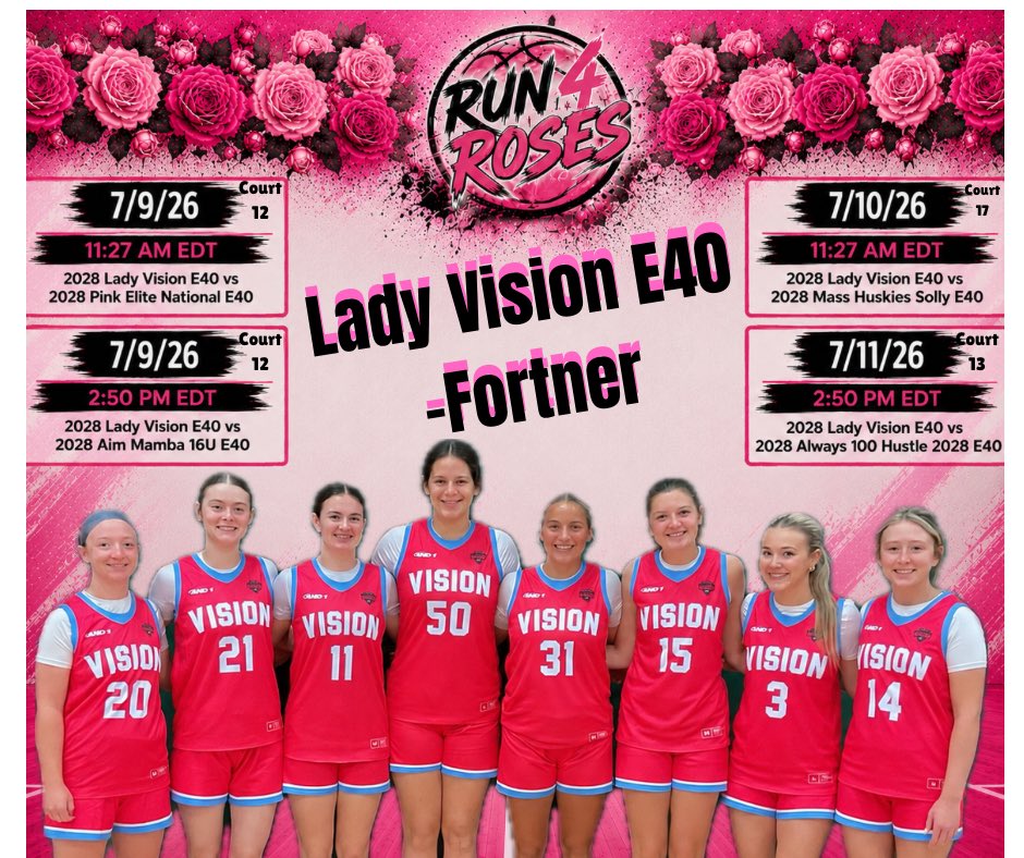 2028LVE's tweet photo. This is the MUST see TEAM at Roses 🌹 🏀!! 

Courts have been updated https://t.co/rGF7D7eoie