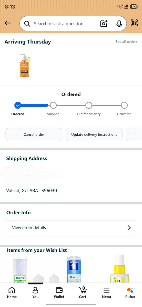 keyur1801's tweet photo. @AmazonHelp Still showing ordered, which was orderedon 4th july,2026, even DM link was not able to open 😕 😅@JeffBezos @amazon @amazonIN #OFM #Team https://t.co/xz82z7Cw8x