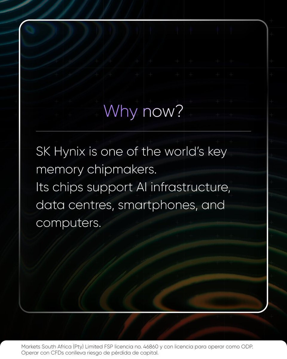 MarketscomSA's tweet photo. 📡 Markets Radar | July theme: SK Hynix’s U.S. listing

One of the world’s key AI-memory chipmakers is entering the U.S. market conversation.
https://t.co/gcw4vxc0Rb

Informational only. Not investment advice.

#MarketsRadar #SKHynix https://t.co/I9UDbtKdsX