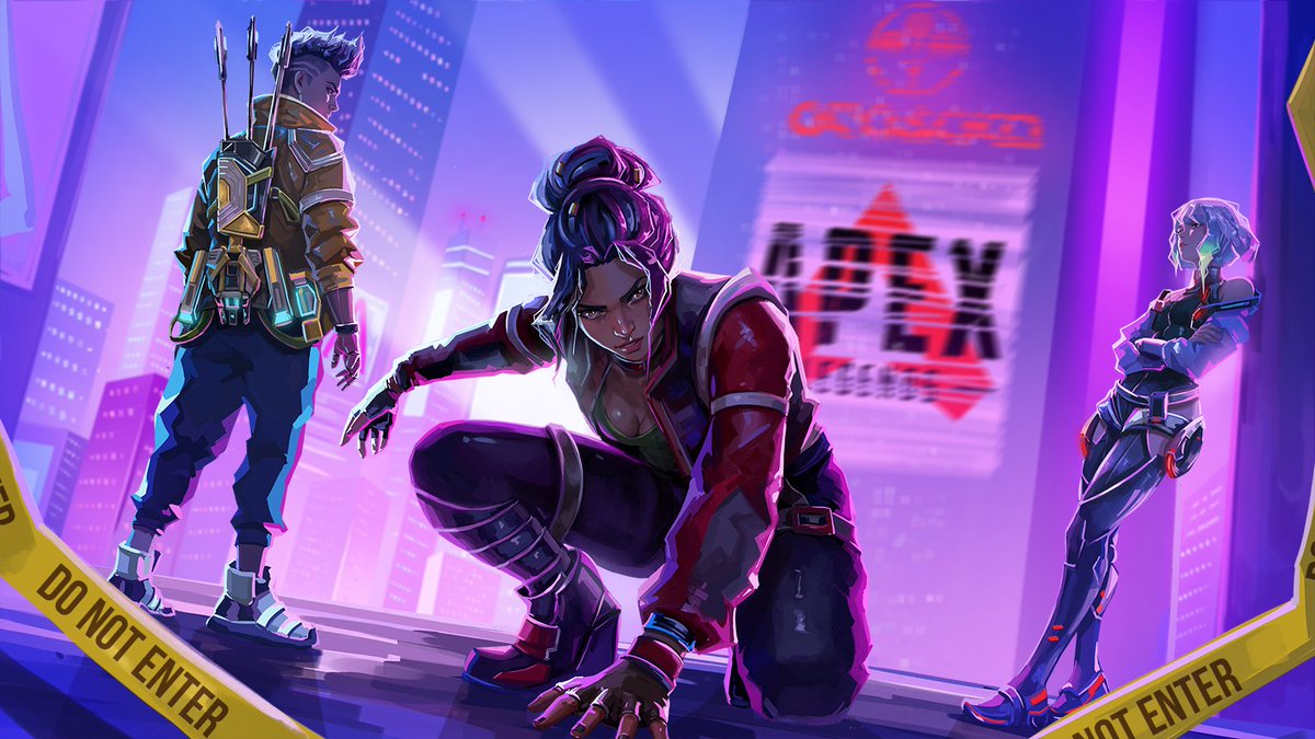 Useless_Elf's tweet photo. So excited to finally share my piece for the Apex Legends (@PlayApex) × Cyberpunk (@CyberpunkGame)  collaboration! ✨

I had the chance to work on this before the official reveal, and I'm so happy I can finally show it to you. 💙

#ApexLegends #CyberpunkEdgerunners https://t.co/Wg8XYY5Cwl