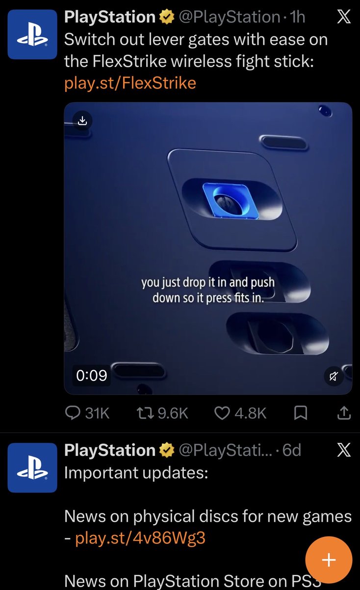 SuperSisi's tweet photo. After 6 days of silence—the longest time Sony have ever gone without posting—they finally posted a repeat advertisement for their Fightstick 1 hour ago.

Meanwhile, they removed the previous community note and received a new one. The note count is now approximately 13. https://t.co/b1DphMtcdP