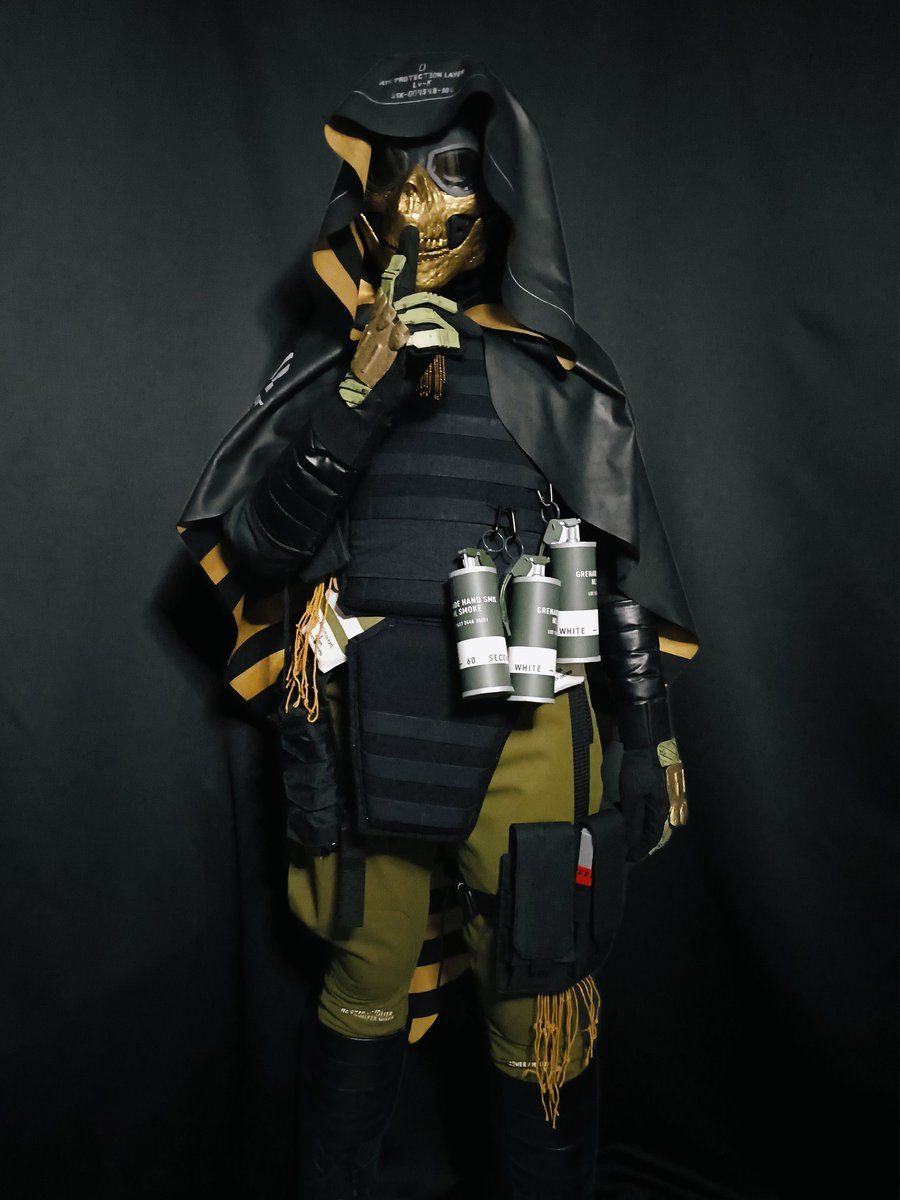 dmns_prtcl's tweet photo. WIP! FIRST FIT TEST!

The Higgs' outfit is finally done! Now the scariest part is ahead: the weapon, the BB pod, and the odradek

🧵 Every part was handcrafted by me (ignore Cliff's rifle haha)

#DeathStranding https://t.co/3OOJMx318m