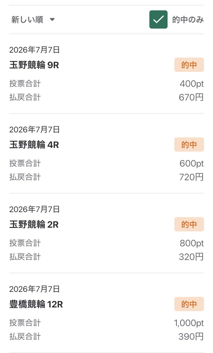 korunen2's tweet photo. 今日の的中🎯 https://t.co/NDB9Mzv0Ub
