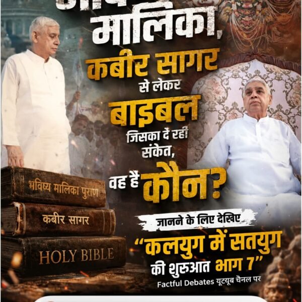 kumar_sant60201's tweet photo. #IndiaWillBecomeTheGoldenBird
भविष्य मालिका, कबीर सागर से लेकर बाइबल जिसका दे रही संकेत, वह है कौन? जानने के लिए देखिए "कलयुग में सतयुग की शुरुआत भाग 7" Factful Debates यूट्यूब चैनल पर
Factful Debates YtChannel https://t.co/eAl9fugsGY