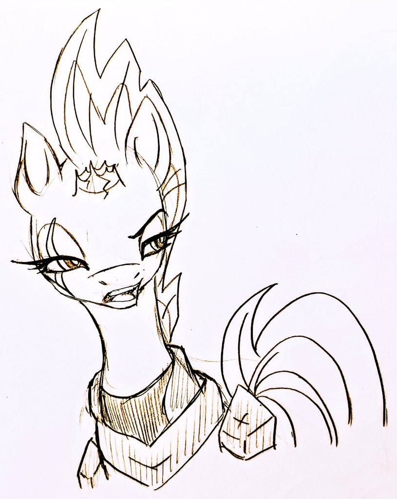 SilverShion28's tweet photo. CGじゃないだけで無茶苦茶描きやすい
#イラスト #アナログイラスト #お絵かき #落書き #マイリトルポニー #MyLittlePony #MLP #MLPG4 #mlpart #TempestShadow https://t.co/FfDpqkh8G6