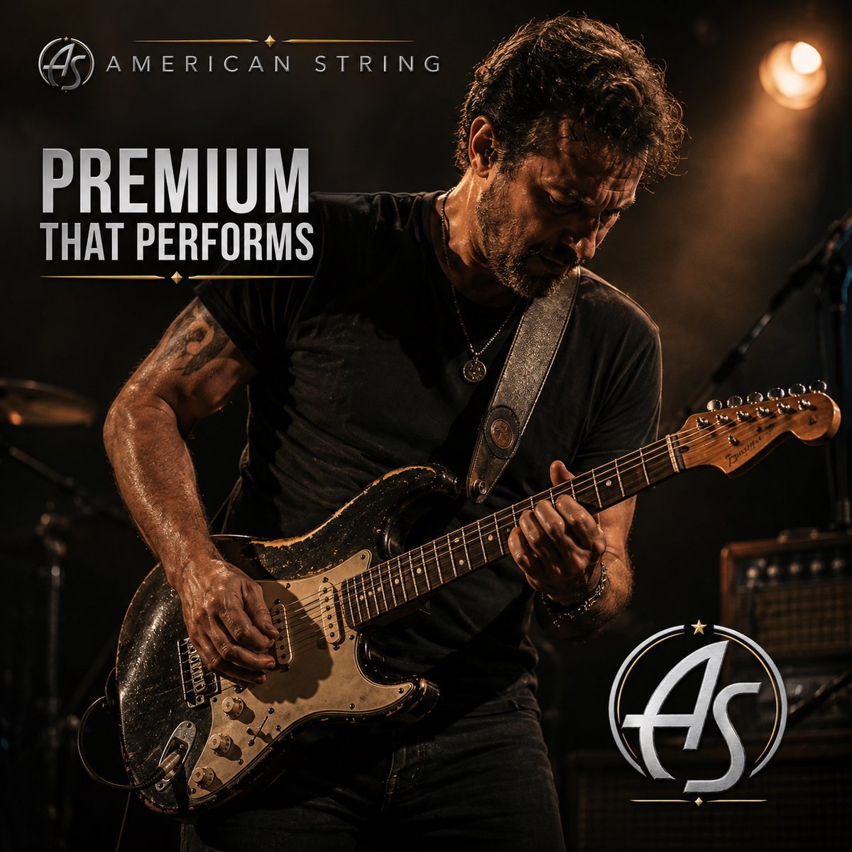 AmericanString's tweet photo. “Premium” should mean more than a higher price.

It should mean consistent feel, dependable tone, longer life, and the confidence that your strings will perform from rehearsal to recording to the stage.

That’s why American String was created for working musicians.

#AmericanString #WorkingMusicians #MadeInUSA #GuitarStrings #GuitarTone
