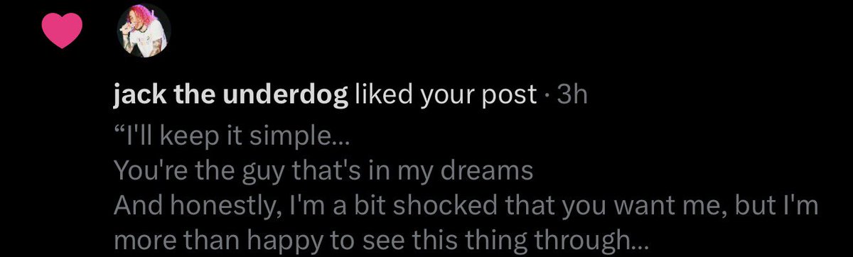 godimophantom's tweet photo. So…..you know like, when someone really cool; like cooler than you, likes and comments on something you posted but then just keeps doing it…🥹
For the foreseeable future, yall can’t tell me SHIT! 😅🥰👏🏻
#biggestfan #swemo #alt #IndieArtists #sharehismusic https://t.co/TXYWGAhNux