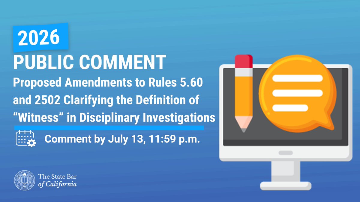 State Bar of California tweet media