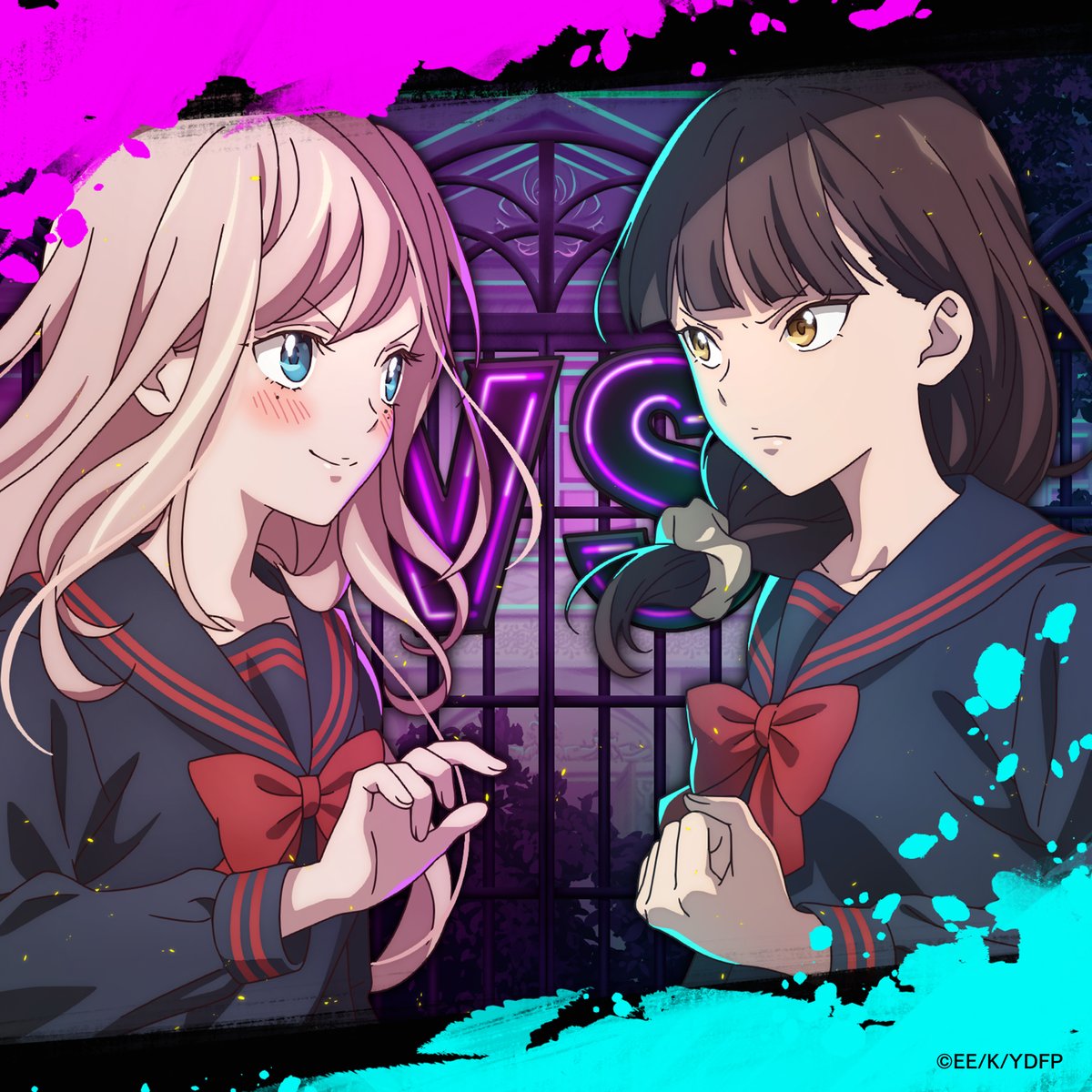 HA_NA_BIE_'s tweet photo. 【💥New Release📢】

🆕7/8(水)先行配信スタート!!

💫❤️‍🔥「命短し対する乙女よ」🥊✨

▼Now On Streaming📱
https://t.co/sNPf7wi7Lx
▼7/29 CD Release💿
https://t.co/Lb0VKBEyP2

#花冷え #hanabie 
#命短し対する乙女よ 
#対ありアニメ https://t.co/XUQ0x8lsvL