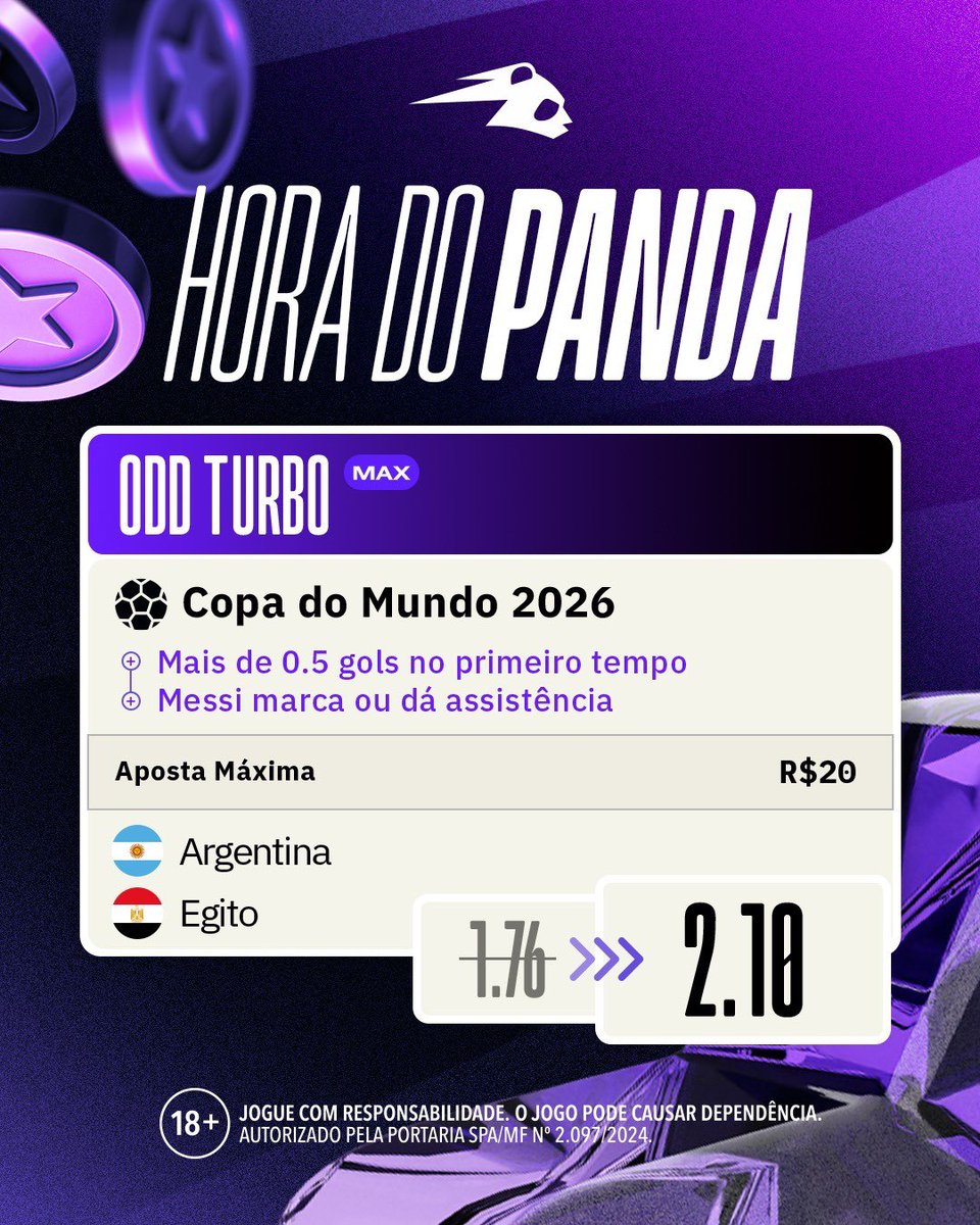 coringadabet_'s tweet photo. HORA DO PANDA 🐼 

CORRER PARA PEGAR QUE 13HRS SAI DO AR 🚨

👉 https://t.co/H9eR7OxKwh https://t.co/ZveAeNRRVn
