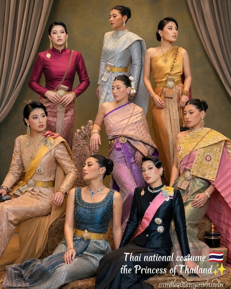 HupzdNM9qWxEwUq's tweet photo. #ชุดไทยสะท้านโลกา ตอนนี้ใครใส่ชุดไทย8ชุดพระราชนิยมหมายถึงชุด #ประเทศไทย..เพราะเรามีวีรสตรีคือสมเด็จพระราชินีในรัชกาลที่9ท่านได้ทรงนำทางไว้จนถึงมือของ #สมเด็จพระเจ้าลูกเธอพระองค์เจ้าสิริวัณวลีนารีย์รัตน์ราชกัญญา...ผู้ซึ่งได้ออกมาสนับสนุนชุดไทยผ้าไทยทุกรูปแบบ...น่าภาคภูมิใจที่สุด https://t.co/HTD04Xgim4