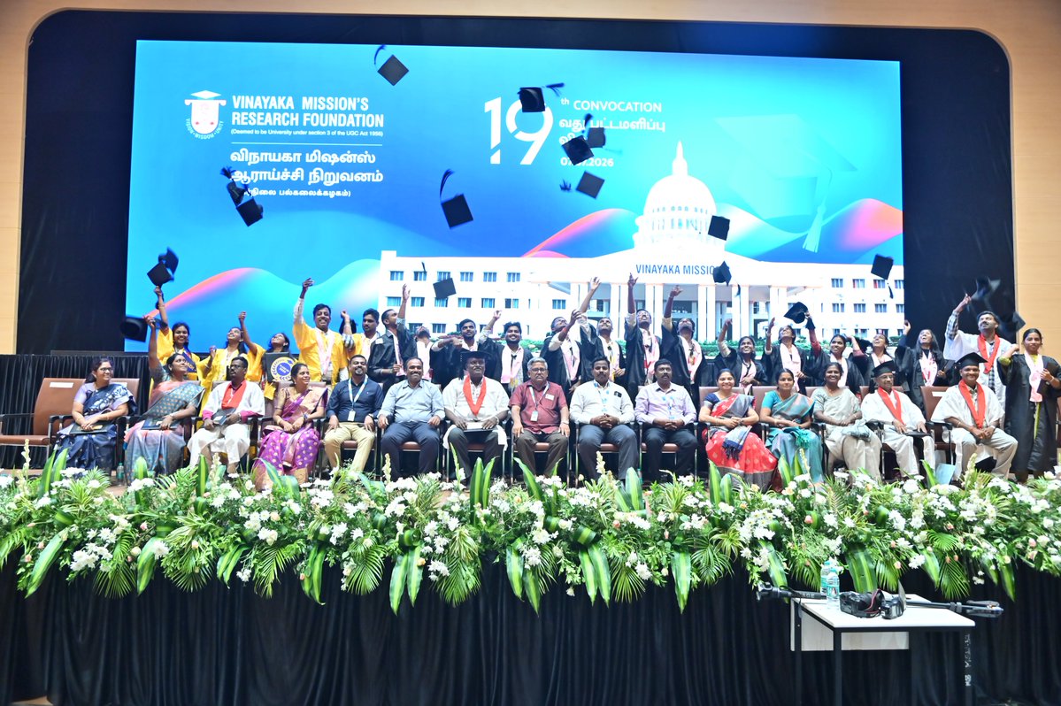 AVITChennai's tweet photo. Congratulations to the Rank Holders of 2026
#AVIT #VMRFDU #ConvocationDay #Congratulations #RankHolders2026 https://t.co/zC7XNcr9EJ