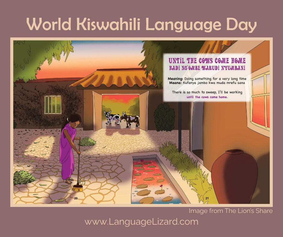 LanguageLizard's tweet photo. Did you know that Swahili is one of the most widely spoken languages in the world?

Looking for bilingual books in Swahili? We've got 'em! Explore our popular titles at  https://t.co/elBl8ebnHP.

#worldkiswahililanguageday #swahilikidsbooks #swahili #worldswahiliday https://t.co/wg6PFSDoyD