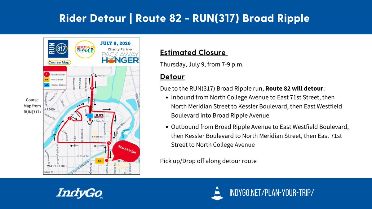 IndyGo Rider Alerts tweet media