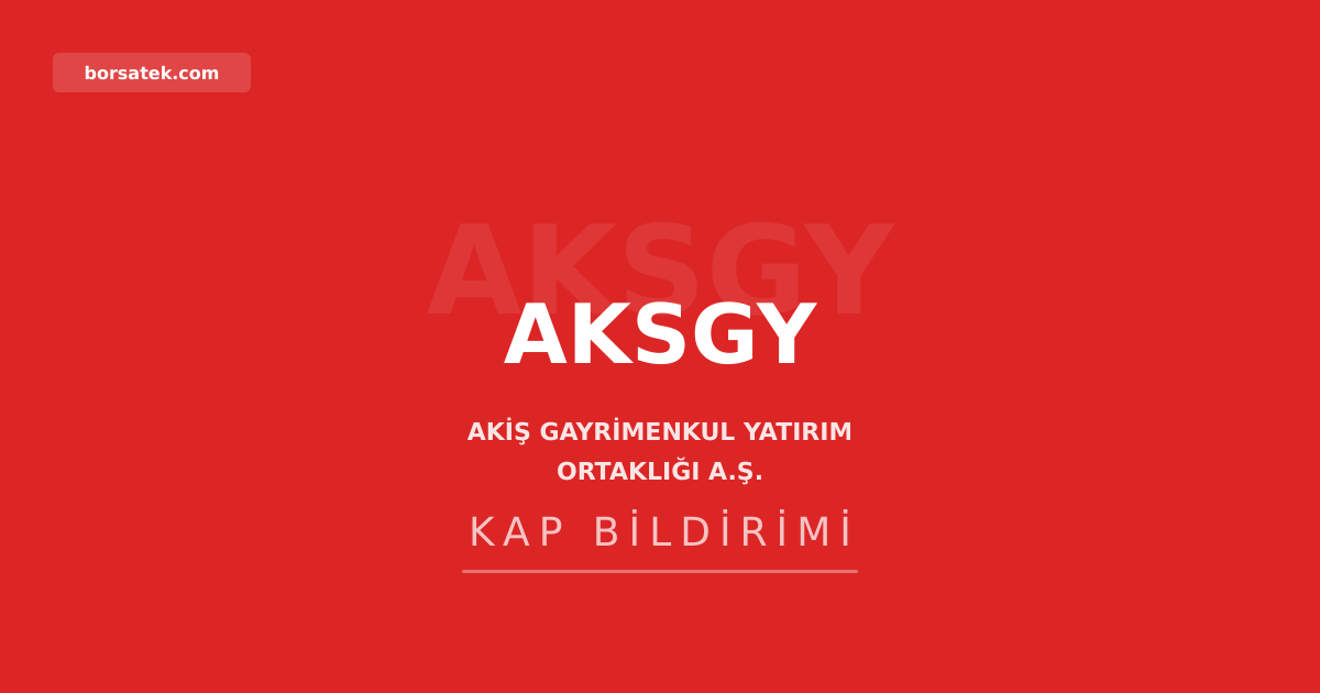 Borsatek's tweet photo. Akiş GYO, bağlı şirketi Akiş Global'in sermayesini 126 milyon TL'ye yükseltti: #AKSGY #AkişGyoBağlıŞirketiAkişGlobal İşte ayrıntılar... https://t.co/dZMulyXVMa https://t.co/zc0fUNR4HQ