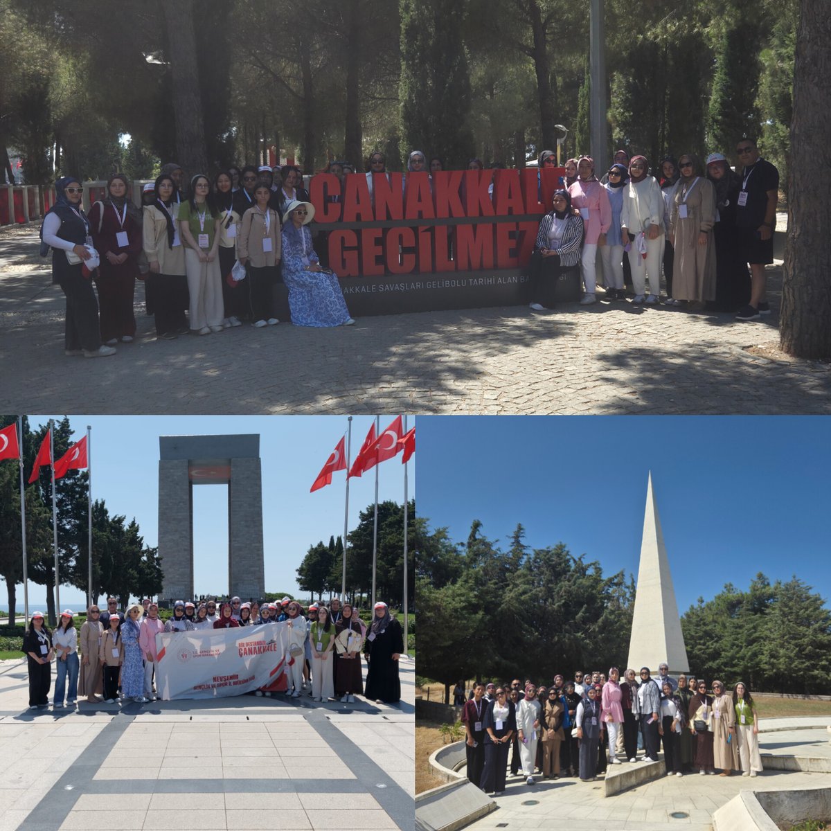 GSB_AcigolGM's tweet photo. Acıgöl Gençlik Merkezi gönüllü gençlerimiz, "Bir Destandır Çanakkale" programı kapsamında Çanakkale tarihi alanlarını ziyaret etti.
Gençlerimize tarih bilincini aşılamak amacıyla düzenlenen bu anlamlı gezide, vatanımız uğruna canını feda eden aziz şehitlerimiz dualarla anıldı. 🇹🇷 https://t.co/FfQSSTZ0fm