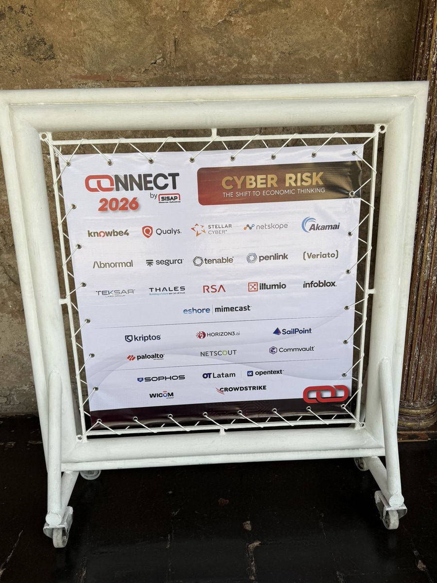 CRcarbroos's tweet photo. #Connect2026 by SISAP
#AntiguaGuatemala
#CiberRisk https://t.co/B5LkycviRD