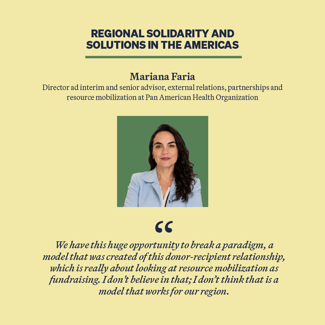 POLITICOStudio's tweet photo. We’ve launched the final part of our Q&amp;A series on reimagining global health🌎

Mariana Faria from @pahowho discusses why it’s time to break the donor-recipient model.

Read the full series: https://t.co/8tl1of5Rdy

Sponsored content from @wellcometrust https://t.co/MXo6fwjvvN