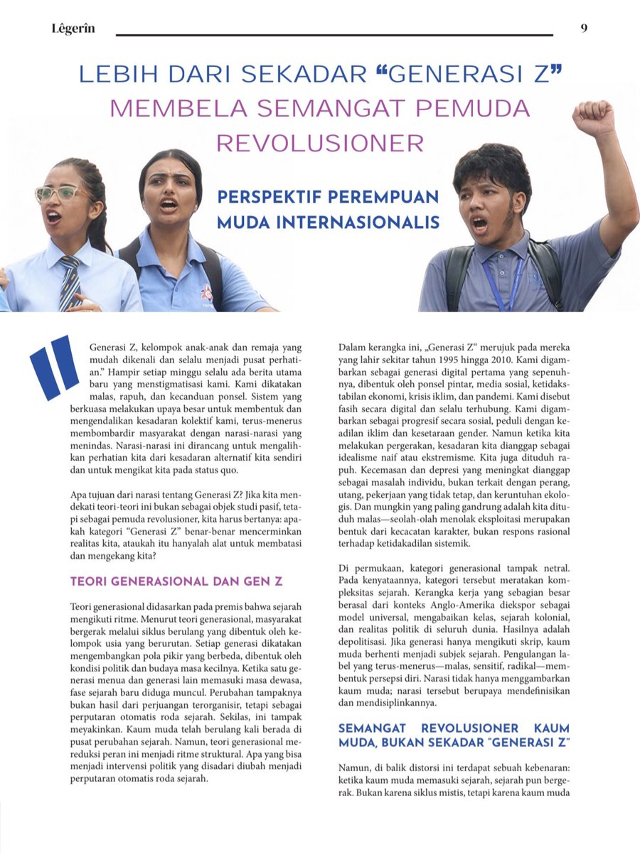 ABC_Pekerja's tweet photo. Mending mereka saranin jg baca edisi terbaru Majalah Pemuda Internasionalis (@RevistaLegerin) kita, biar gak kuper-kuper amat soal gejolak generasi muda menjawab zaman dg platform organisasi mereka hari ini. https://t.co/XJJzVBA51k
