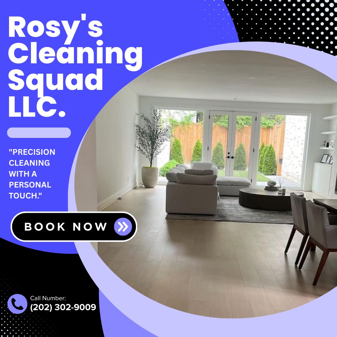 CleaningRosy's tweet photo. Busy days shouldn't mean living with a mess, and our cleaning services keep your space fresh without the hassle. We arrive prepared, clean thoroughly, and respect your time on schedule. Book us today! #CleaningService
https://t.co/h2ssHZvPZN https://t.co/RE95eiKkwg
